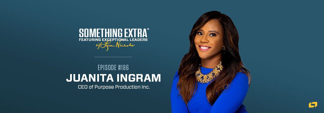 juanita ingram is the ceo of purpose production inc.